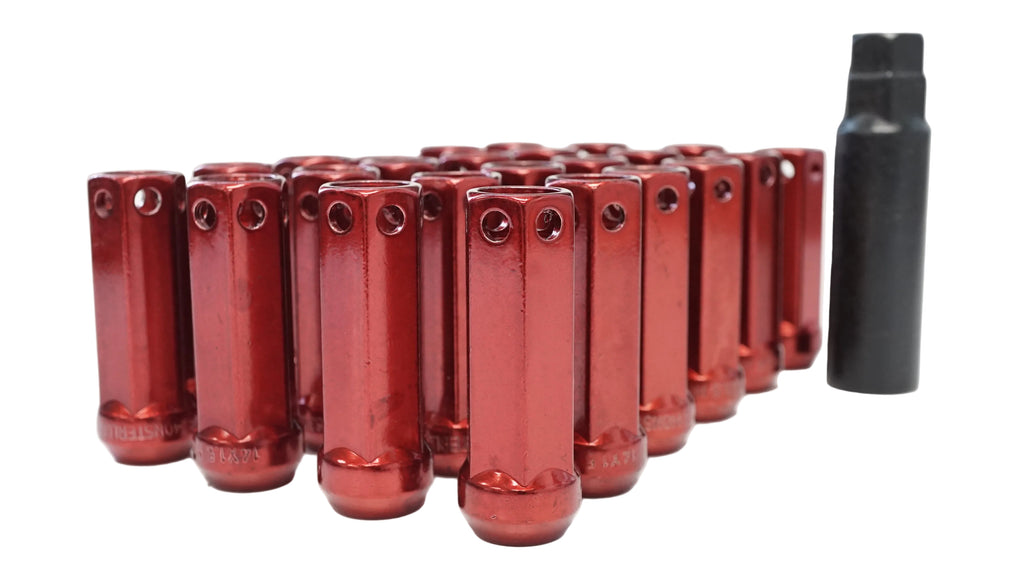 Monster 630H Lug Nuts - M14x1.5 / Red – System Motorsports
