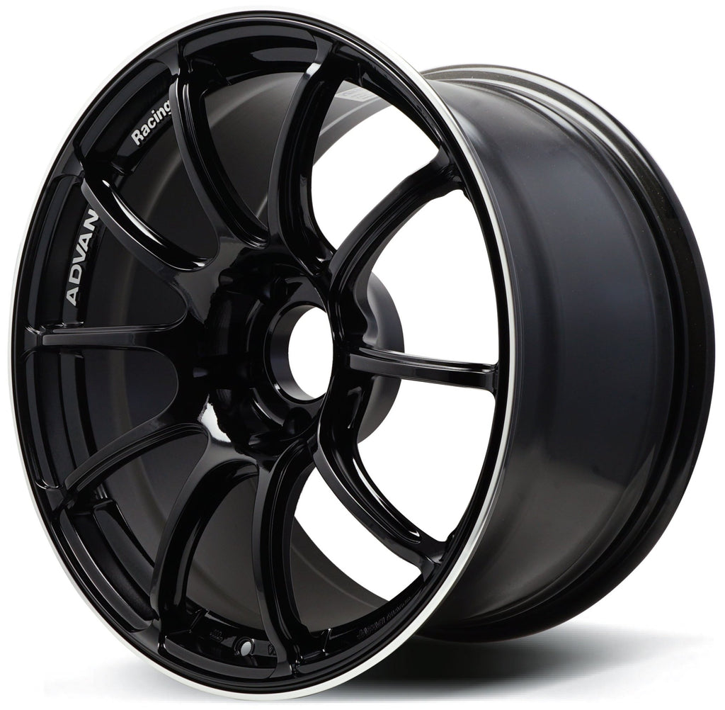 ADVAN Racing RZ-ll 17インチホイールセット 4本 Advan RZII - 17x9 +45 5x114.3 - Racing Gloss Black & Ring *Set of