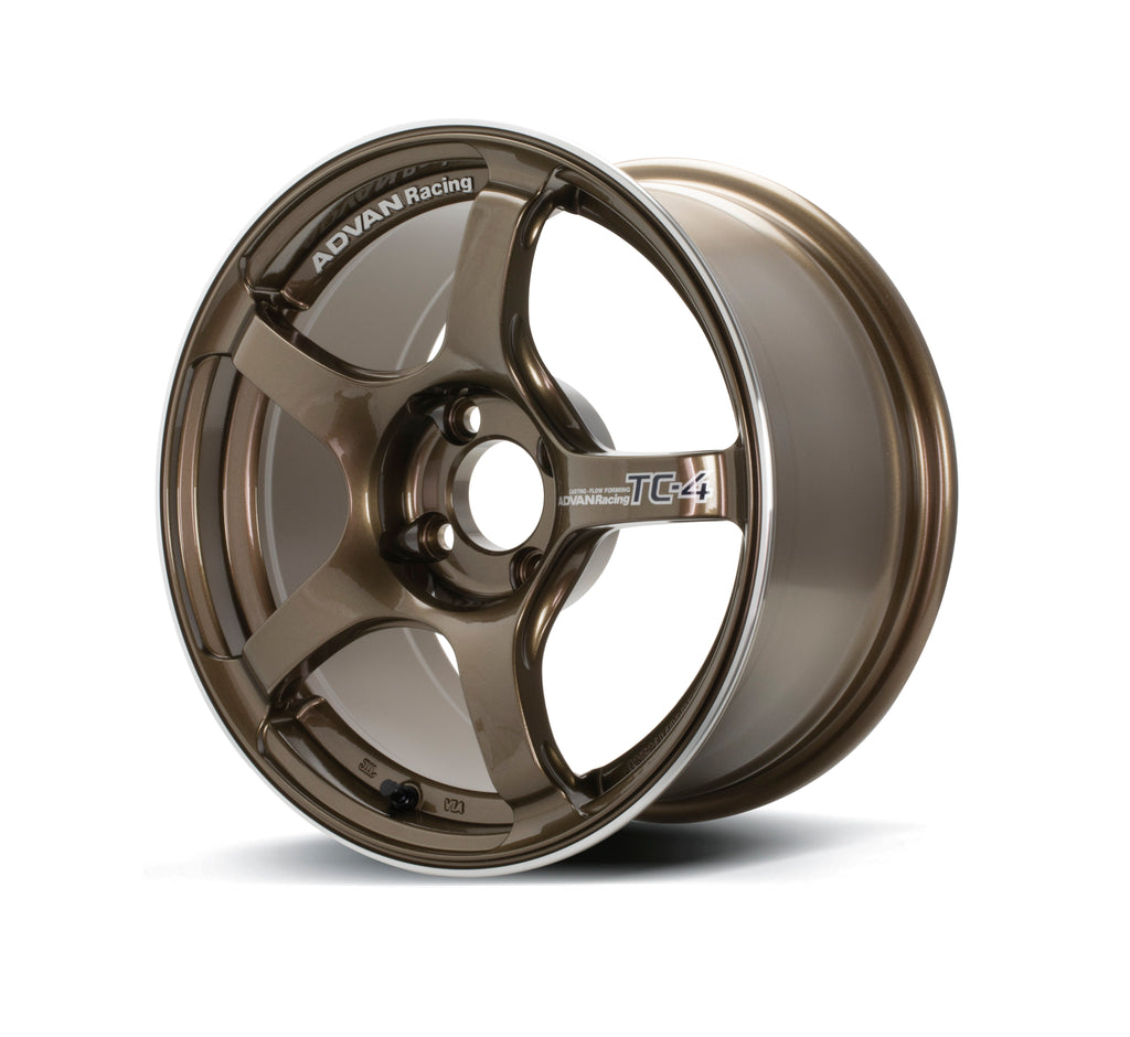 Advan TC-4 - 18x9.5 / +45 / 5x100 - Racing Umber Bronze & Ring