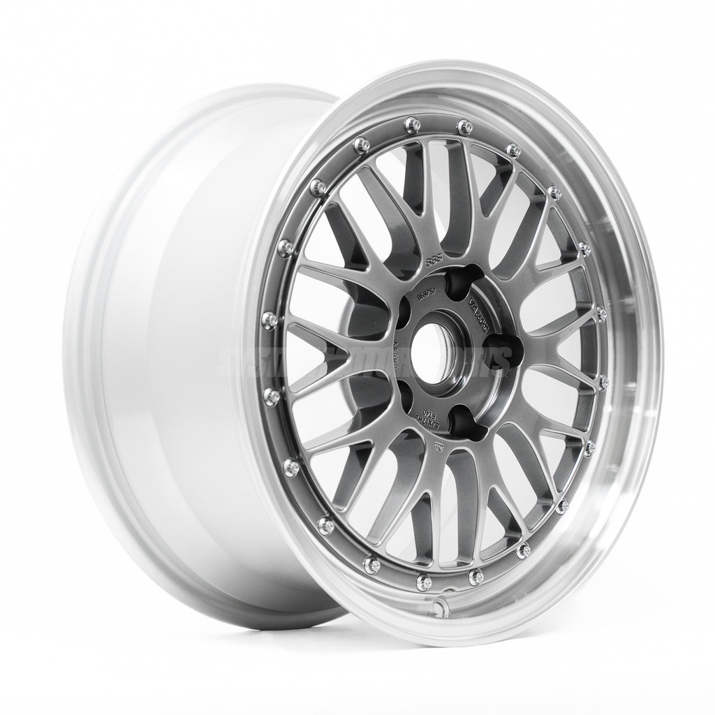 BBS LM - 17x8 / +40 / 5x120 - Diamond Black w/ Diamond Cut Rim