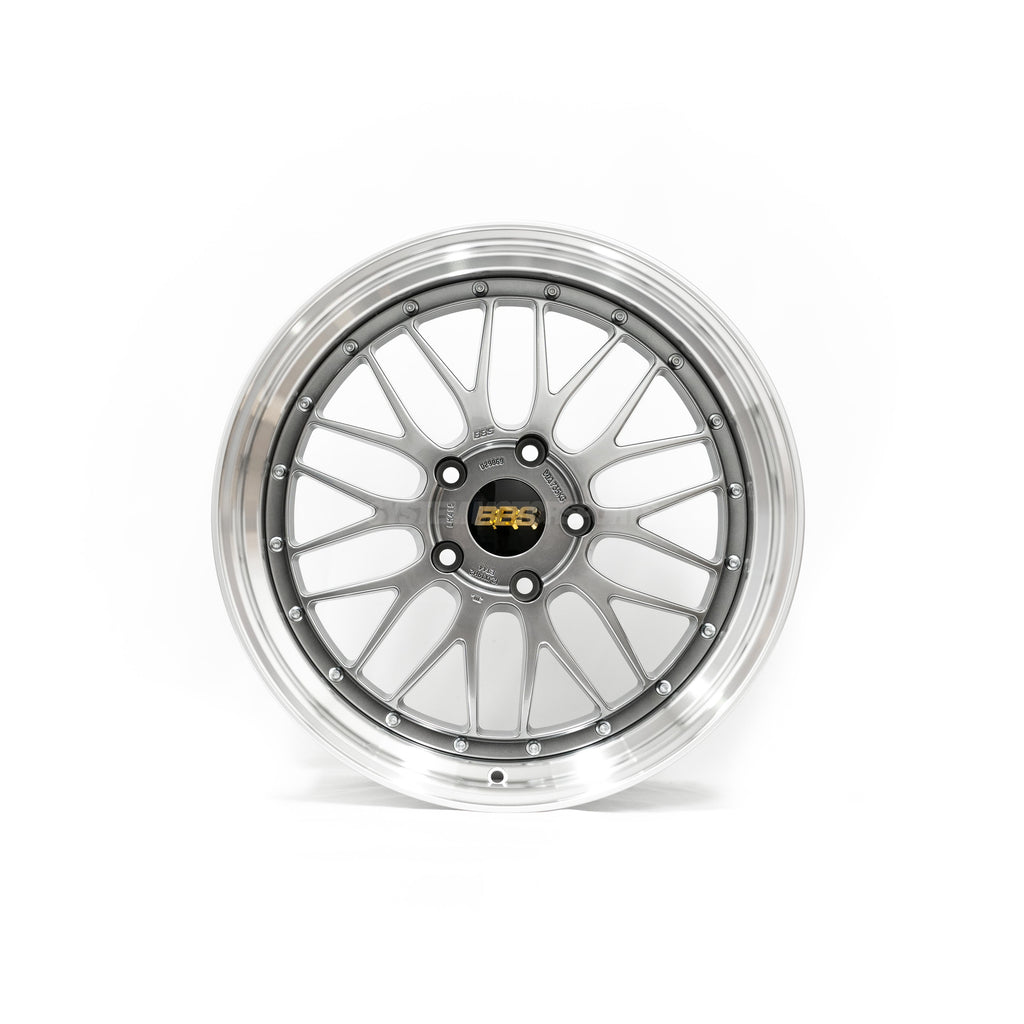 BBS LM - 17x8 / +40 / 5x120 - Diamond Black w/ Diamond Cut Rim