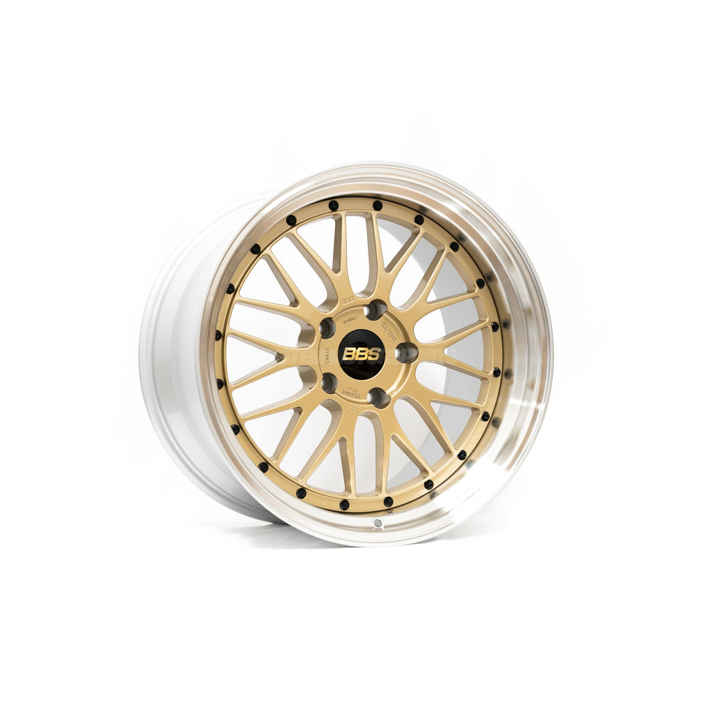 BBS LM - 19x8.5 +50 / 19x10 +45 / 5x130 - Gold w/ Diamond Cut Rim