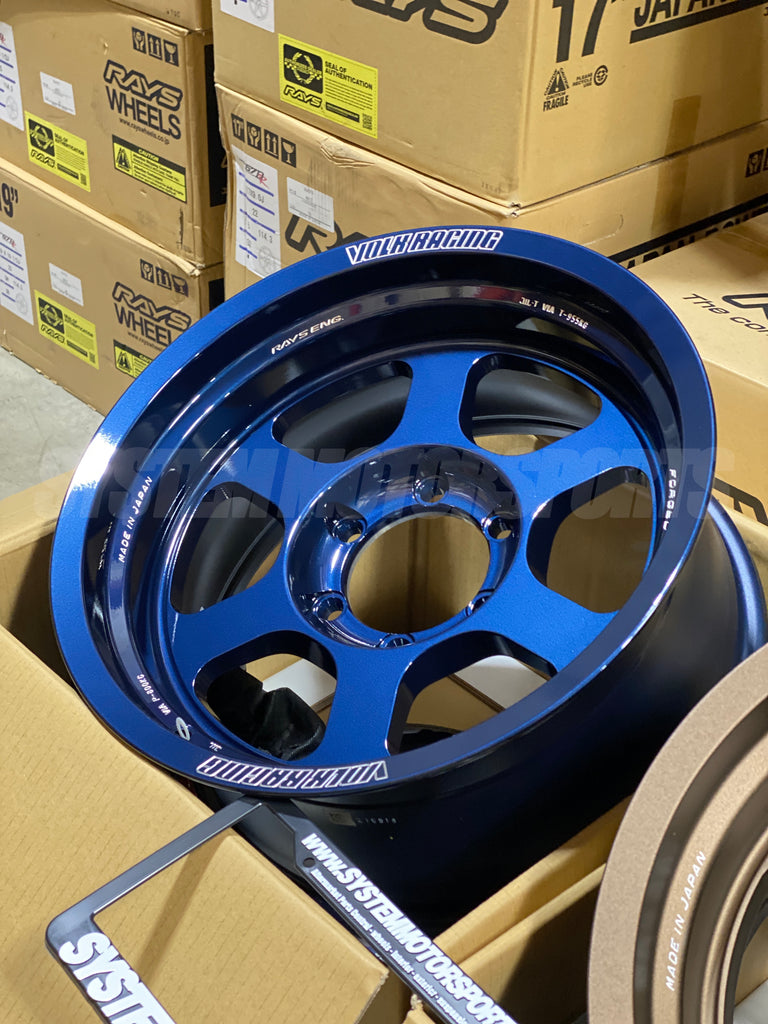 Volk Racing TE37XT M-Spec - 17x8.5 / -10 / 6x139.7 - Mag Blue *Set