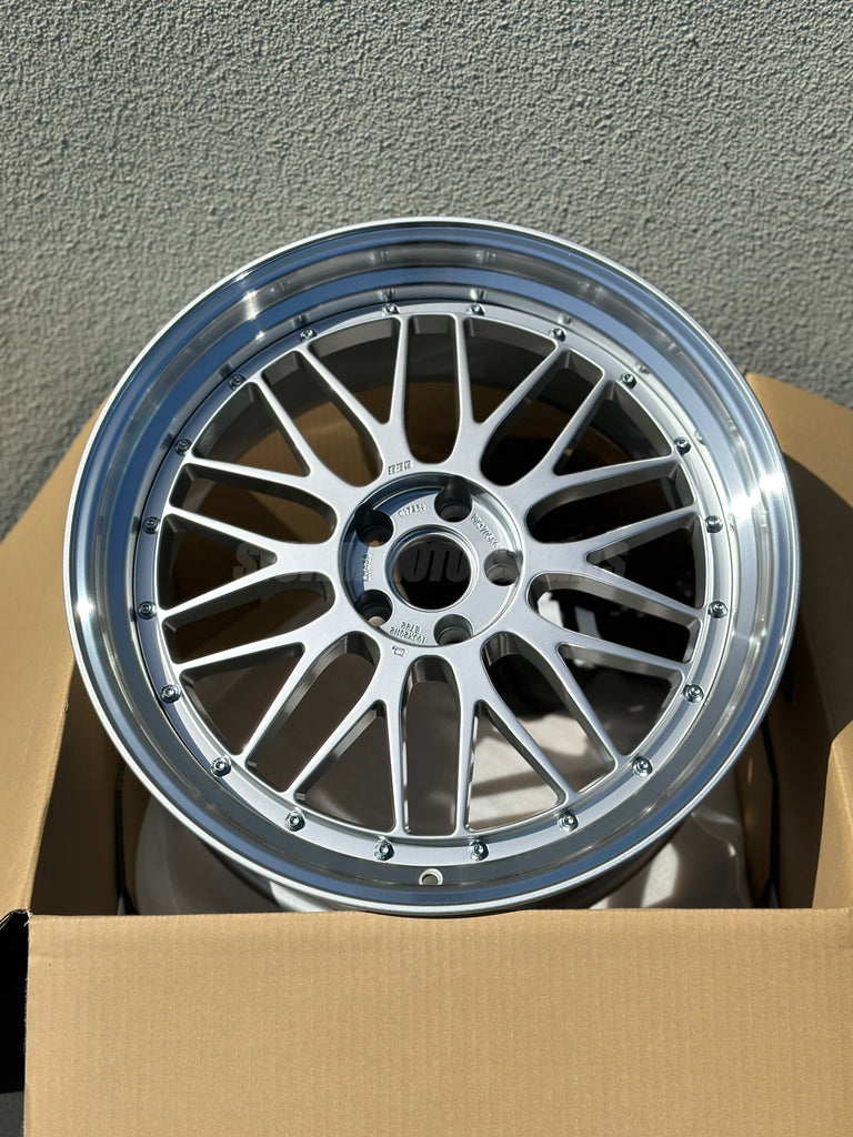 BBS LM - 18x10 / +20 / 5x114.3 - Diamond Silver w/ Diamond Cut Rim BBS LM - 18x10 / +20 / 5x114.3 - Diamond Silver w/ Diamond Cut Rim