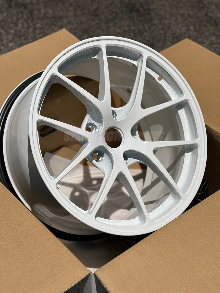 BBS RI-A - 18x9.5 / +40 / 5x120 - White Blue Pearl *Set of 4