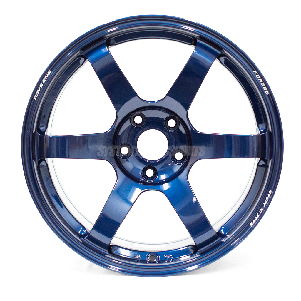 Volk Racing TE37 Saga SL - 18x9.5 / +35 / 5x114.3 - Mag Blue *Set