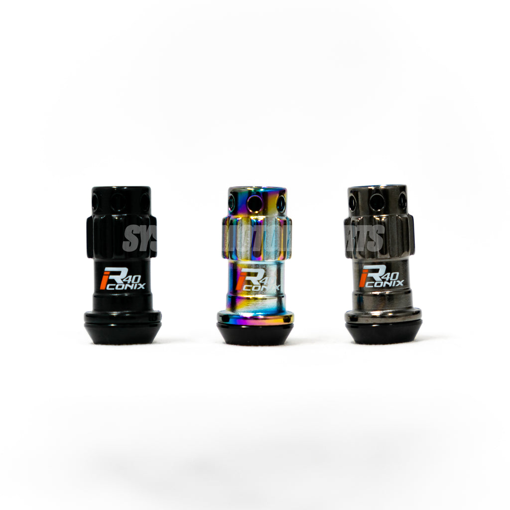 Project Kics R40 Iconix 4pc Lock Set - M12 – System Motorsports