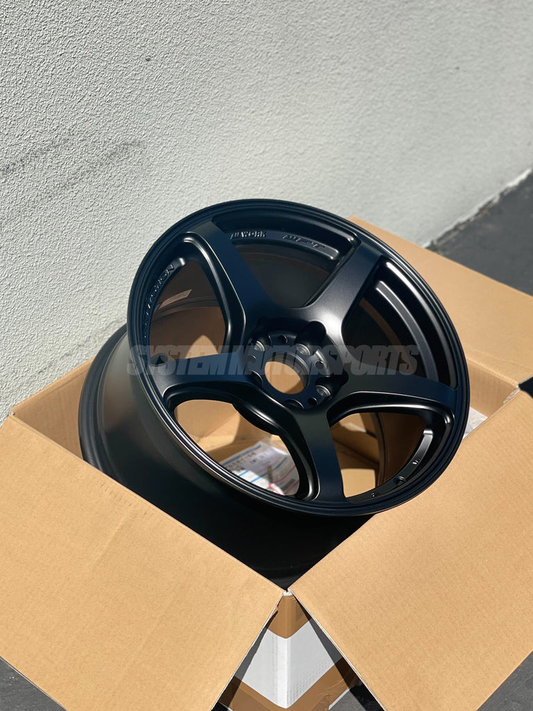 Work Emotion T5R - 17x9 / +22 / 5x114.3 - Matte Graphite *Set of 4