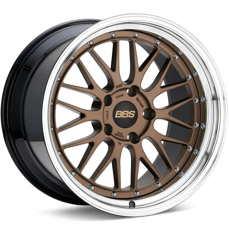 BBS LM - 20x10 / 20x11 / 5x112 - Bronze w/ Black Bright Diamond