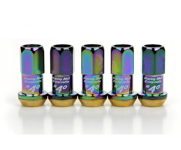 Project Kics R40 Lug Nuts & Locks - M12x1.25 / Neochrome – System