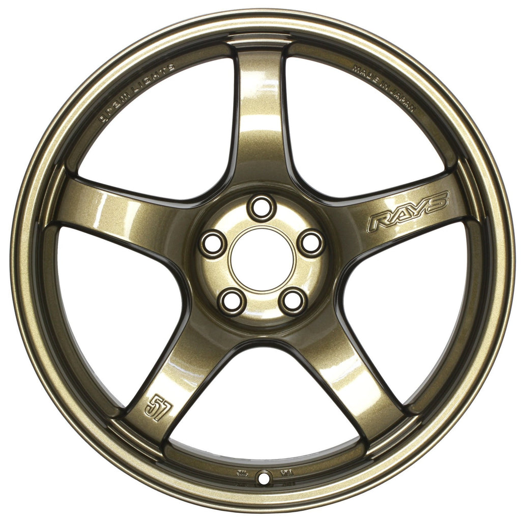 Gram Lights 57CR - 17x9 / +38 / 5x100 - Almite Gold *Set of 4