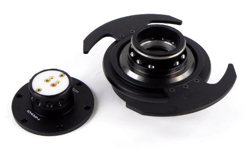 NRG クイックリリース GEN3.0 SRK-650BK 黒 ブラック NRG Steering Wheel Quick Release 3.0 (SRK-650BK) - Black Body