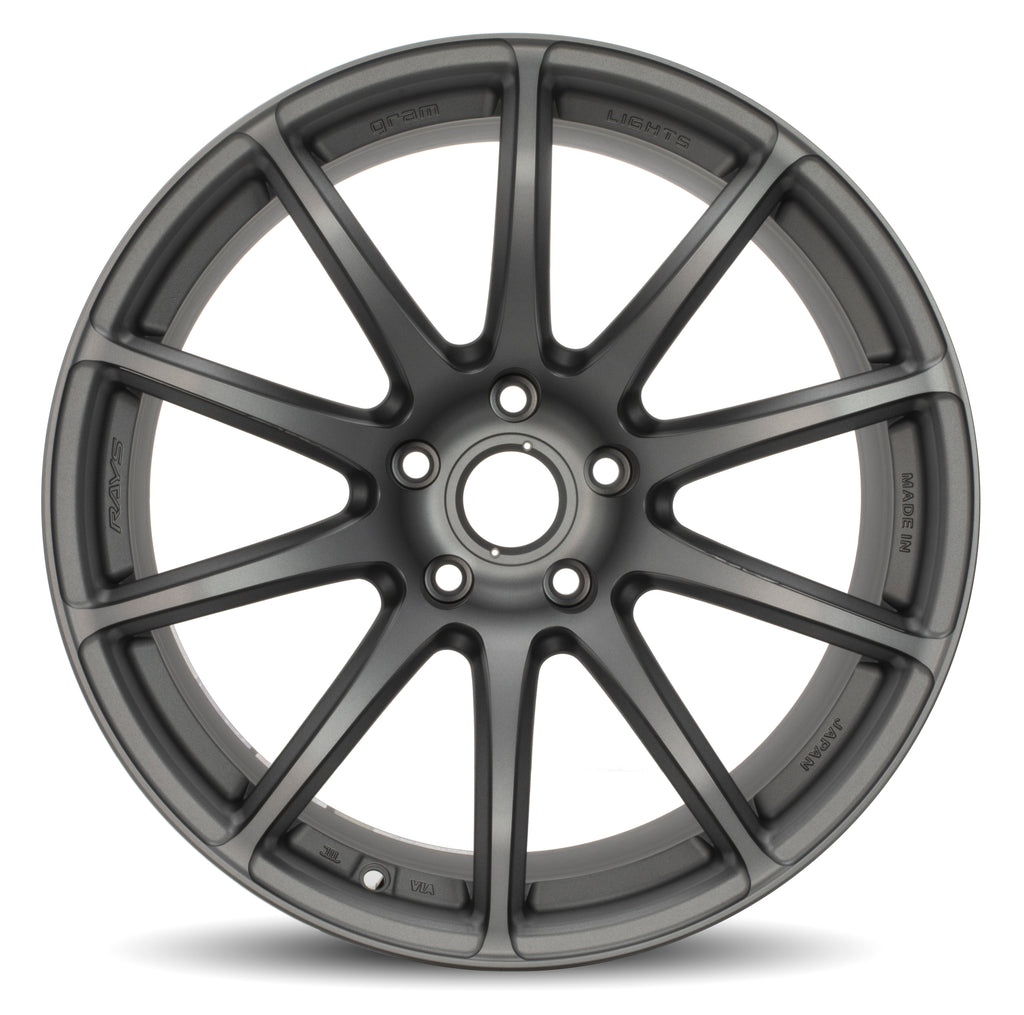 Gram Lights 57Transcend - 17x9.5 / +40 / 5x114.3 - Matte Graphite