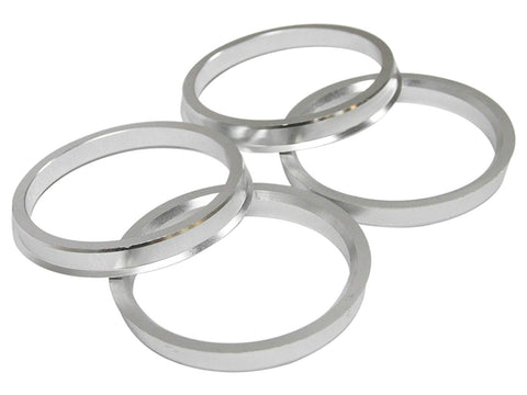 Set of Aluminum Hubrings 73 to 60.1 (4 rings)
