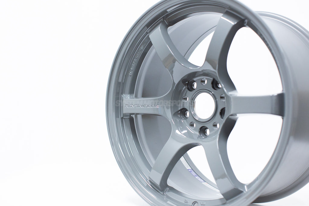 Gram Lights 57DR 18x9.5 / +22 / 5x114.3 Gloss Grey *Set of 4* System Motorsports