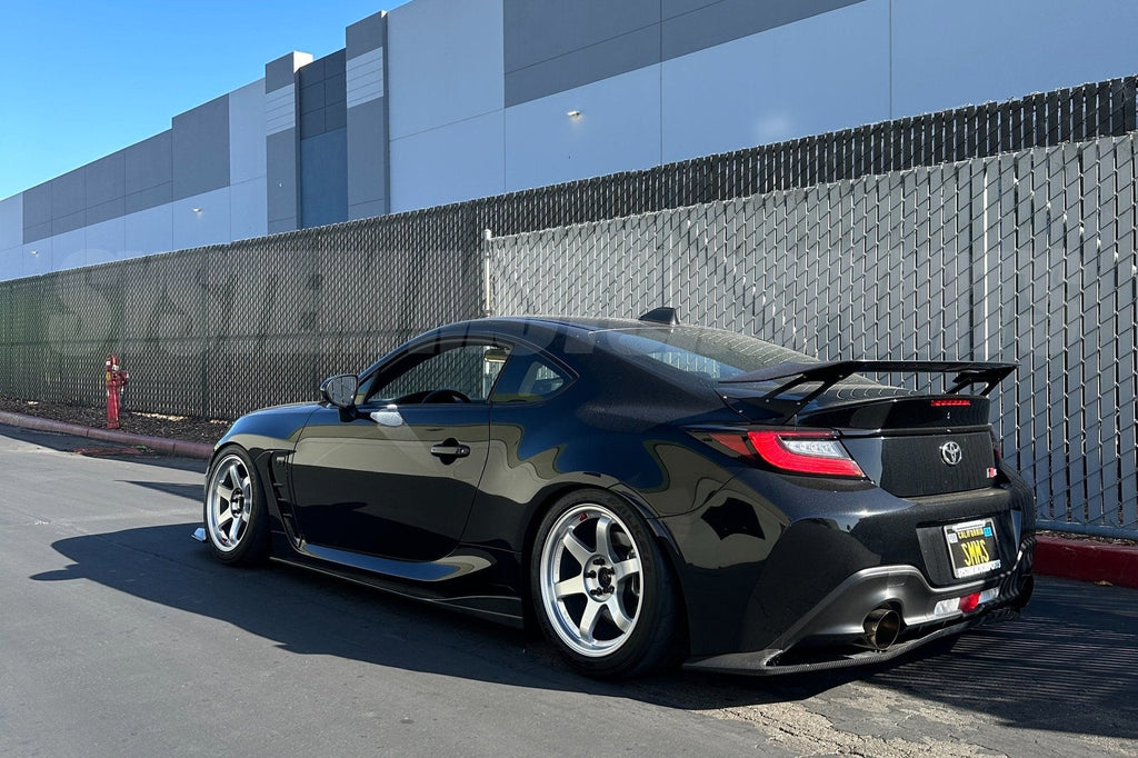 2022+ Gen-2 Toyota GR86 / BRZ equipped with #systemspec TE37SL Diamond Silver, 17x9.5 +45 5x100!