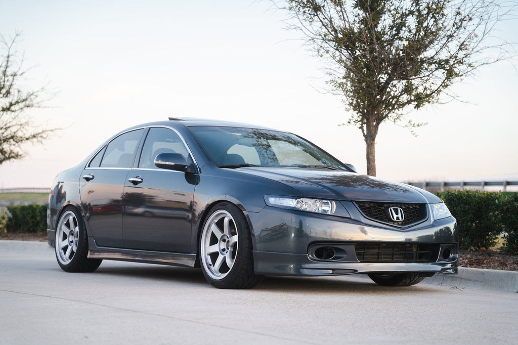 Acura TSX x #systemspec Volk TE37SL in 18", Diamond Silver!
