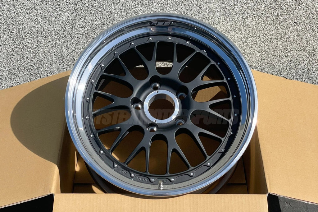 BBS E88 in Satin Black (Schwarz) - OE BBS Finish