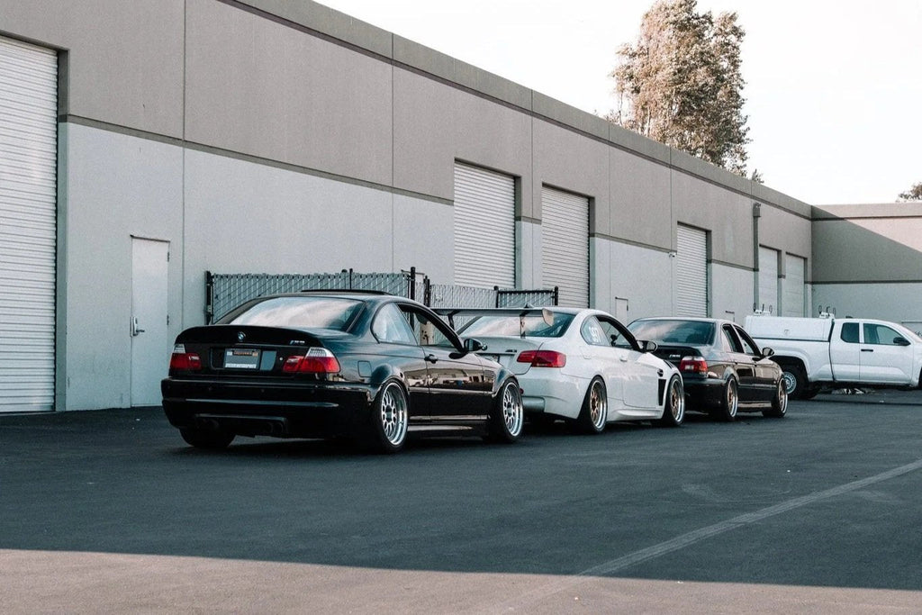 BMW E46 M3 x E92 M3 x E39 M5 on #systemspec BBS E88 in Race-Pocket configuration!