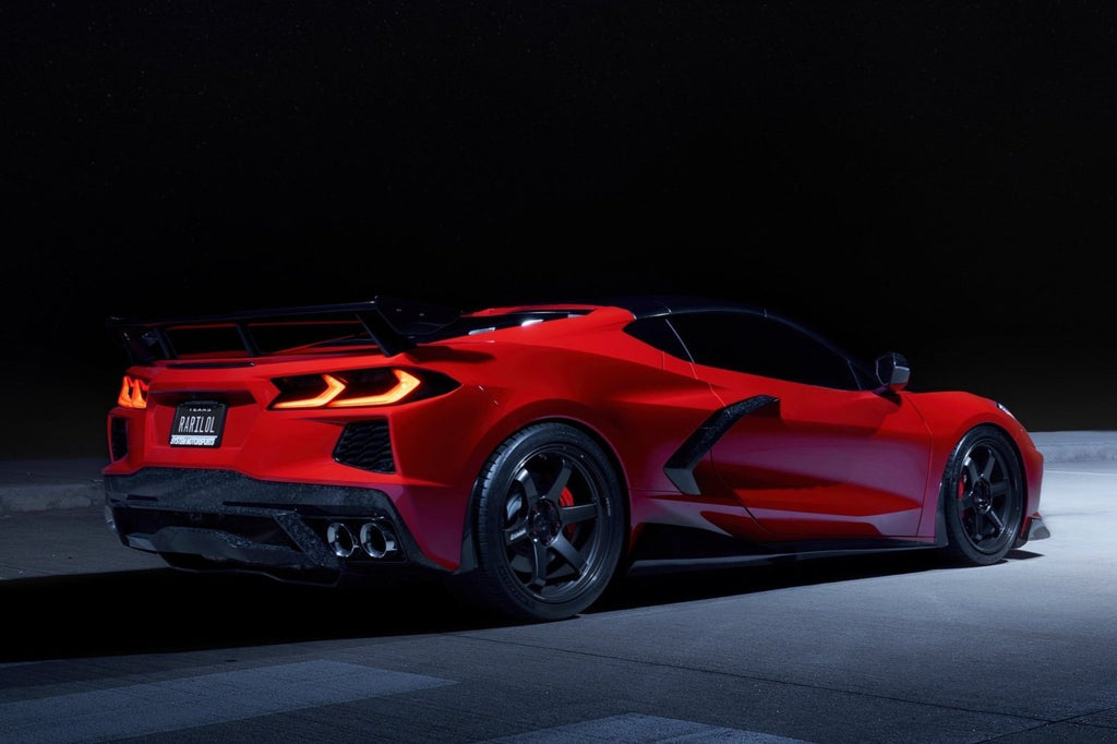 C8 Corvette on Rays Engineering Volk Racing TE37 Ultra M-Spec