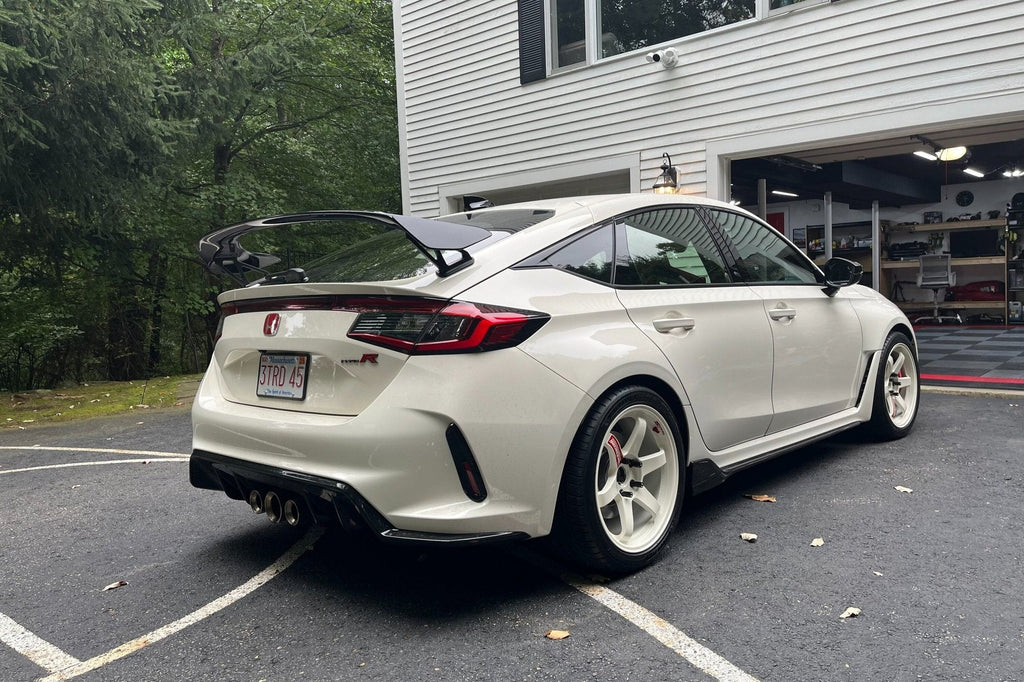 Championship White FL5 Civic Type R x Rays Volk TE37SL Championship White, OEM Height