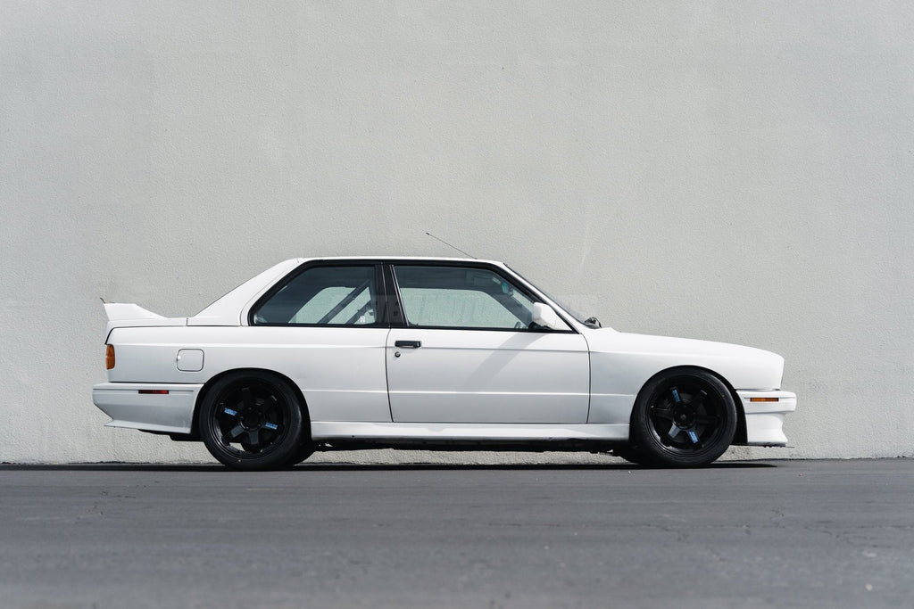 E30 M3 RAYS VOLK TE37SL - GLOSS BLACK - SYSTEM MOTORSPORT EXCLUSIVE