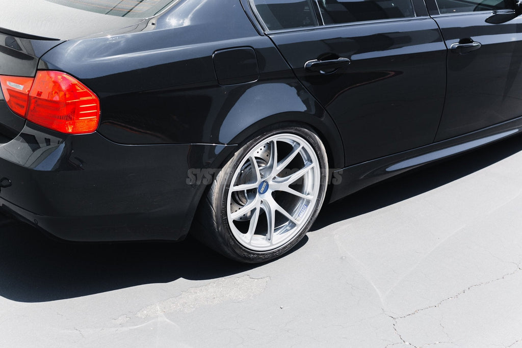 BMW E90 M3 PAIRED WITH BBS RI-A in DIAMOND SILVER