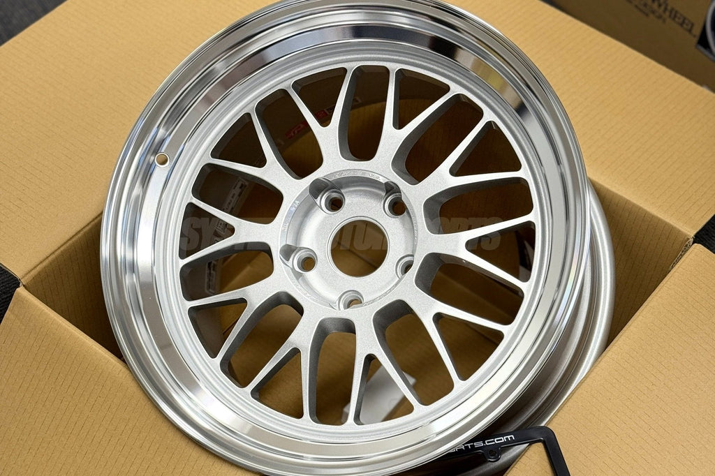 First-look: System Motorsports Exclusive - Volk Racing 21A in Silver w/ Diamond Cut Lips!