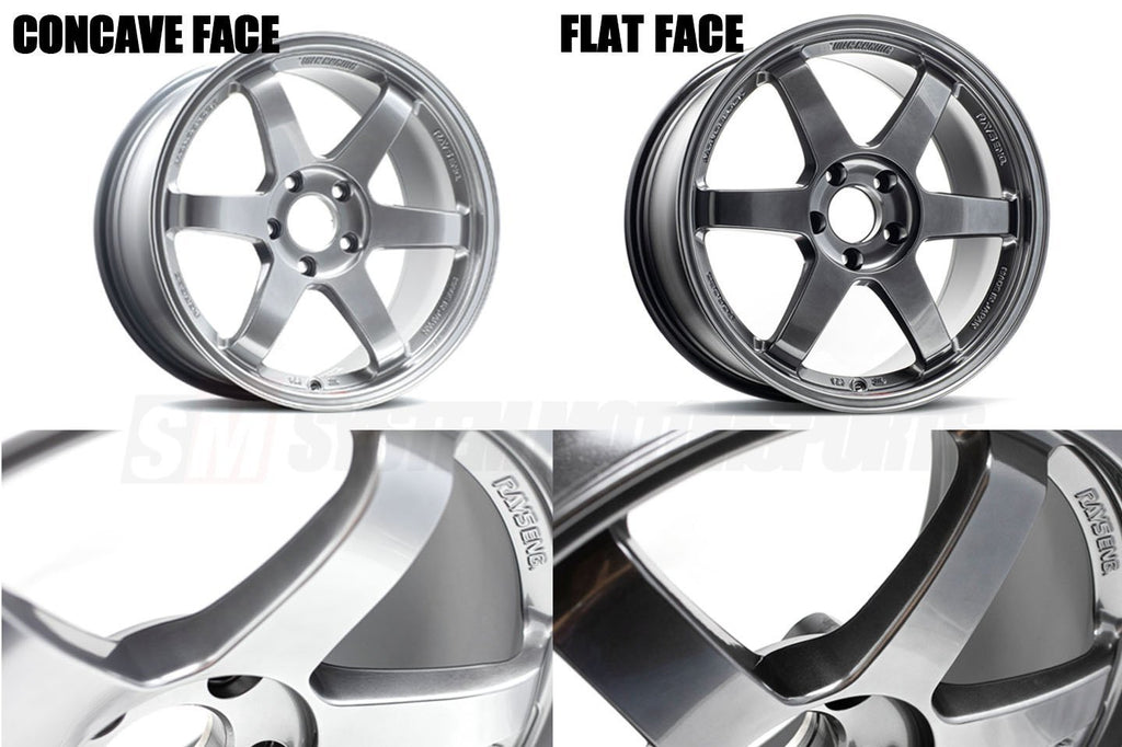 Flat-Face Rays Volk TE37 vs Concave-Face Volk TE37