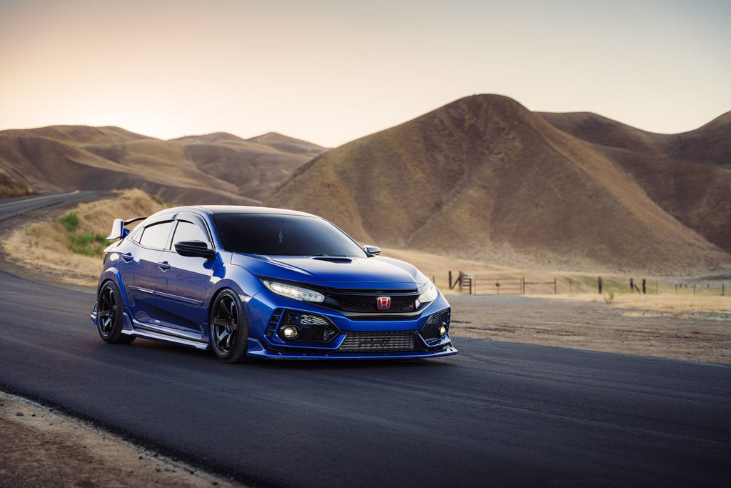 Gallery - Volk Racing TE37 Saga S-Plus Reverse Stagger Fitment for FK8 Civic Type-R