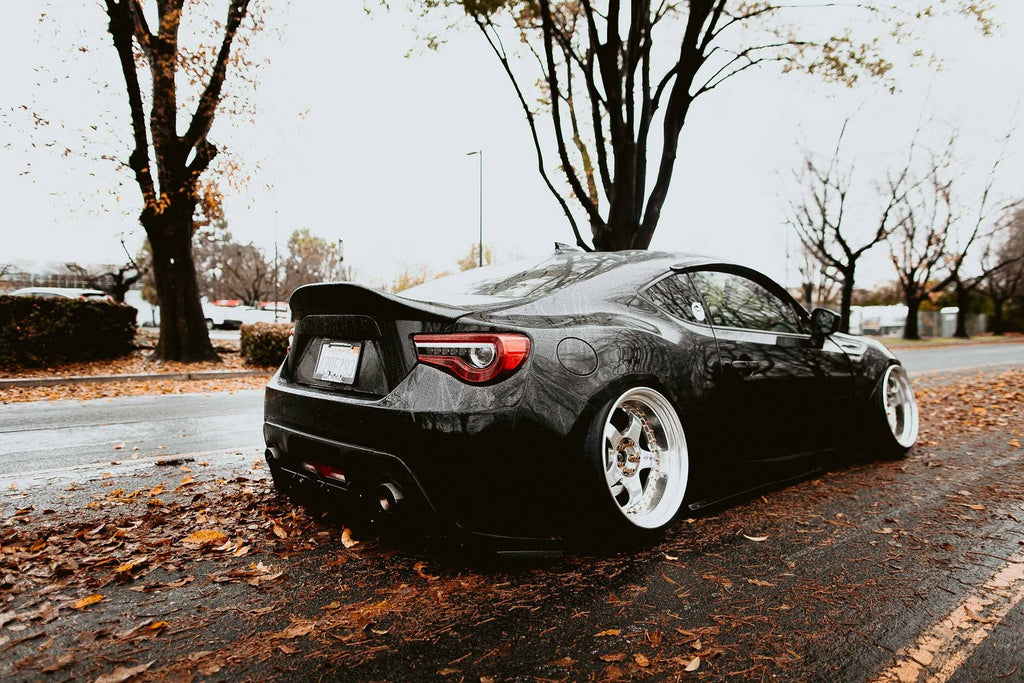 Kaz's Subaru BRZ sitting on Work Meister S1 3P