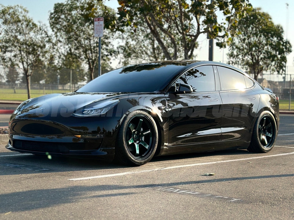 TE37 Ultra M-Spec in Racing Green for Tesla Model 3 / Model 3 Performance / Model Y