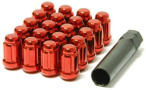 Muteki Tuner Spline Lug Nuts (Close Ended) - Red