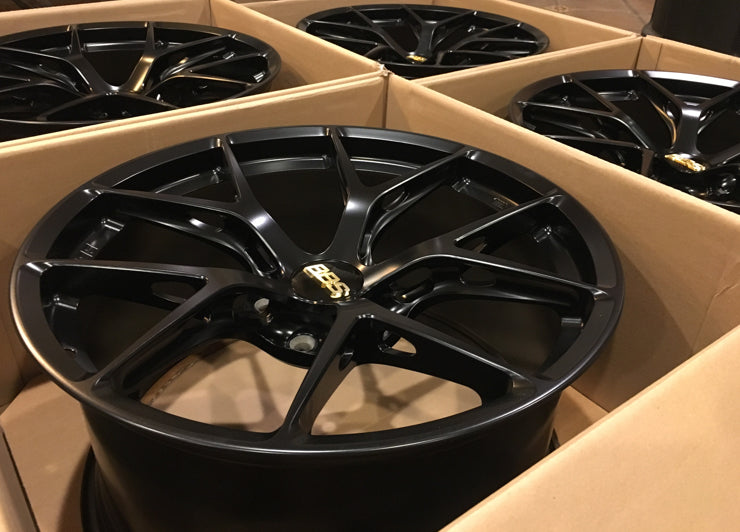 BBS FI 20x9.5 5x120 ET26 CB72.5 Titanium Wheel -82mm PFS/Clip Req