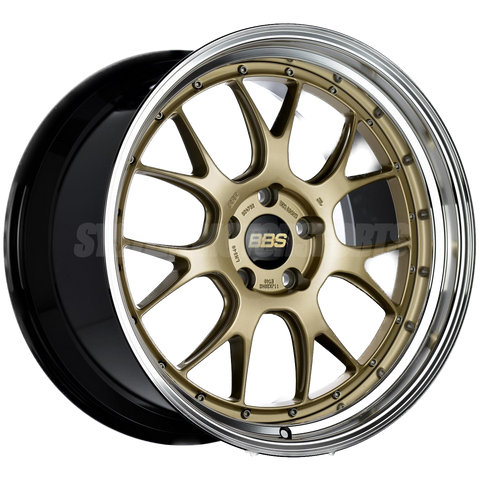 BBS LM-R - 20x9.5 / 20x11 / 5x120 - Gold w/ Diamond Cut Rim (F8x M2/M3/M4 Fitment) *Set of 4*