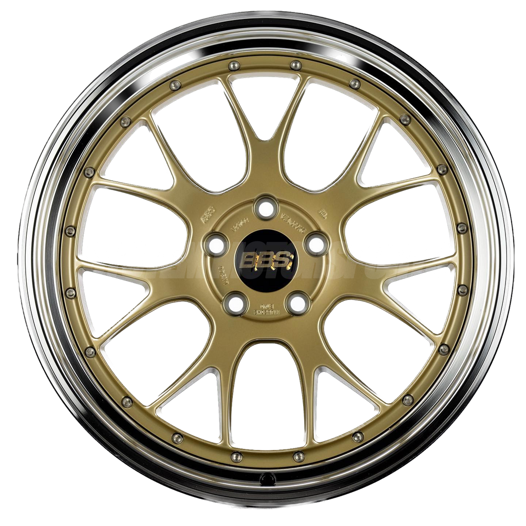 BBS LM-R - 20x9.5 / 20x11 / 5x120 - Gold w/ Diamond Cut Rim (F80 M3 ...