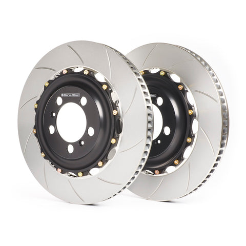 GiroDisc Slotted Front Rotors (Pair) - 97-13 Chevrolet Corvette Z51 (C5/C6) - A1-096