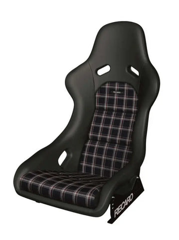 Recaro Classic Pole Position ABE - Black Leather / Classic Checkered Fabric