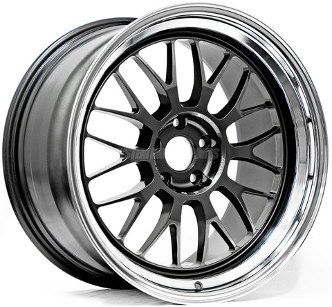 Volk Racing 21A - 19x9.5 +25 / 19x10.5 +30 / 5x112 - Dark Gunmetal / Rim DC (Toyota MKV Supra Fitment) *Set of 4*