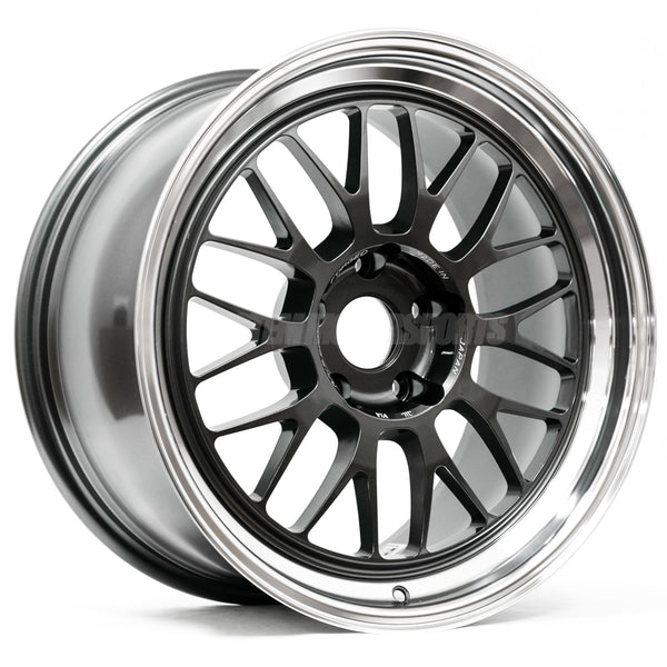 Volk Racing 21A - 18x9.5 / +20 / 5x114.3 - Dark Gunmetal / Rim DC