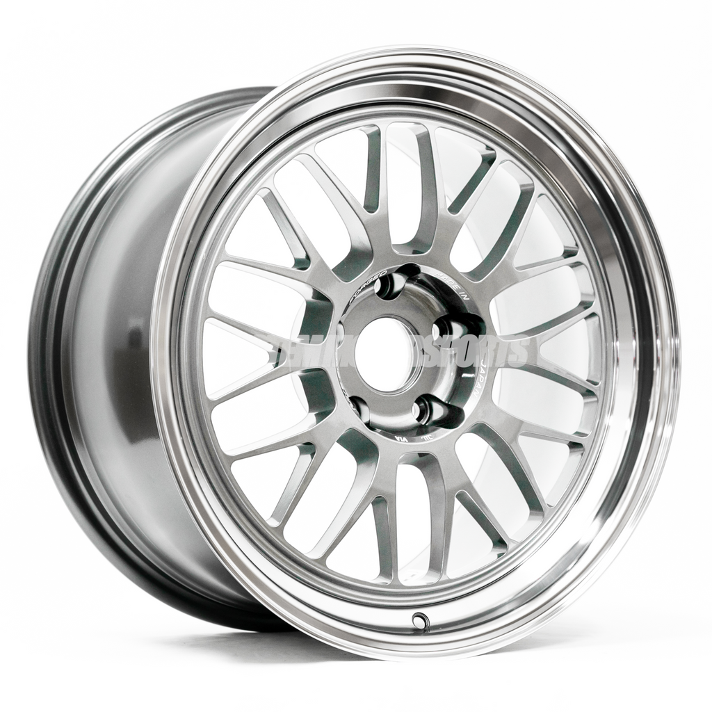 Volk Racing 21A - 18x9.5 / +22 / 5x120 - Silver / Rim DC *Set of 4 ...