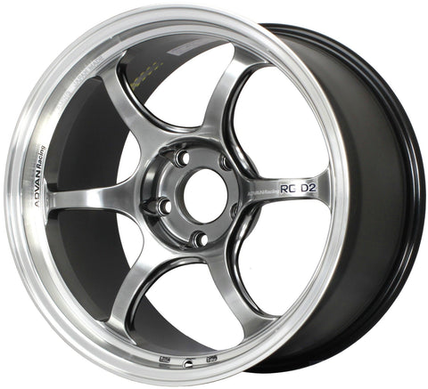 Advan Racing RG-D2 18x10.5 +24 5x120 Machining & Racing Hyper Black