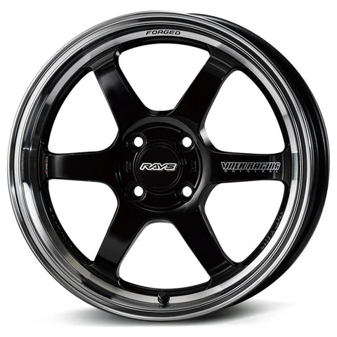 Volk Racing TE37 KCR Progressive Model 15x5.5 Black with FDMC Rim