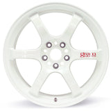 Gram Lights 57DR - 18x9.5 / +38 / 5x100 - Ceramic Pearl White *Set of 4*