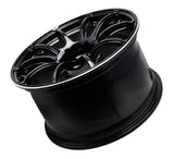 Advan RZII - 17x9 +45 5x114.3 - Racing Gloss Black & Ring *Set of 4*