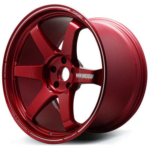 Rays Volk Racing TE37 Ultra M-Spec - 19x10 / +30 / 5x114.3 - Red (Tesla Model 3/Y Fitment) *SET OF 4*
