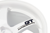 Advan GT - 18x9.5 / +45 / 5x114.3 - Racing White *Set of 4*
