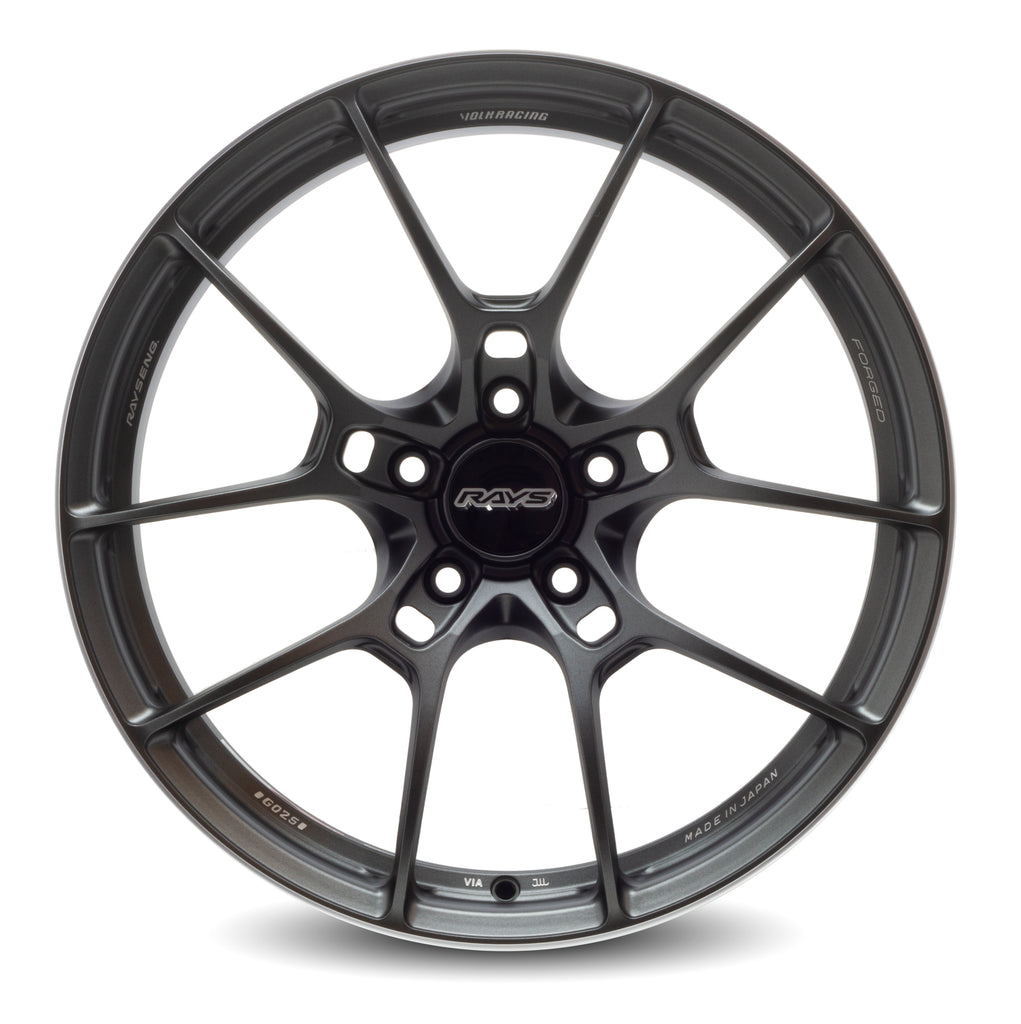 Go025 Rims Volk Racing G025 - 19x9.5 / +44 / 5x120 - Matte Gunblack / Rim Edge DC ...