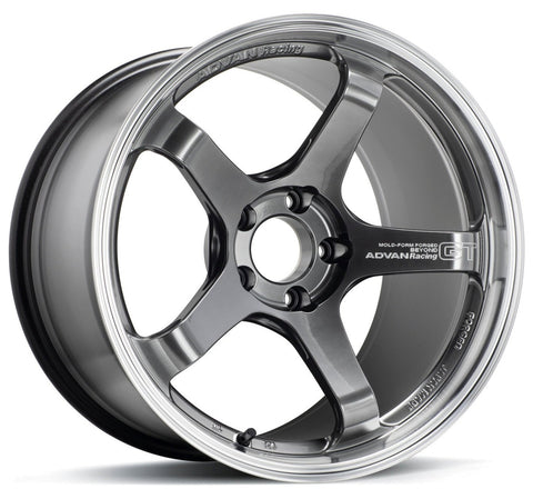 Advan GT Beyond - 18x9.5 / +38 / 5x114.3 - Machining & Racing Hyper Black *Set of 4*