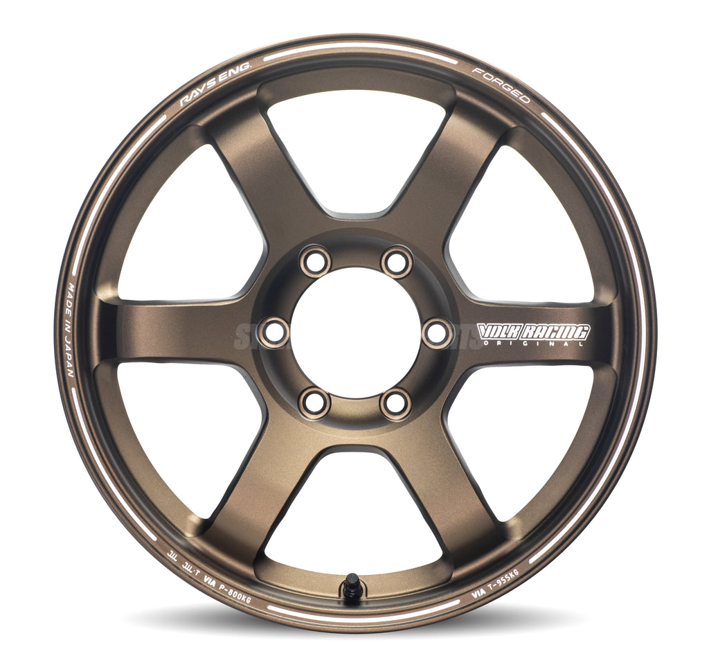 Volk Racing TE37 Large PCD Progressive Model II 18x9 +0 6x139.7 Matte Black (SET) main image 1